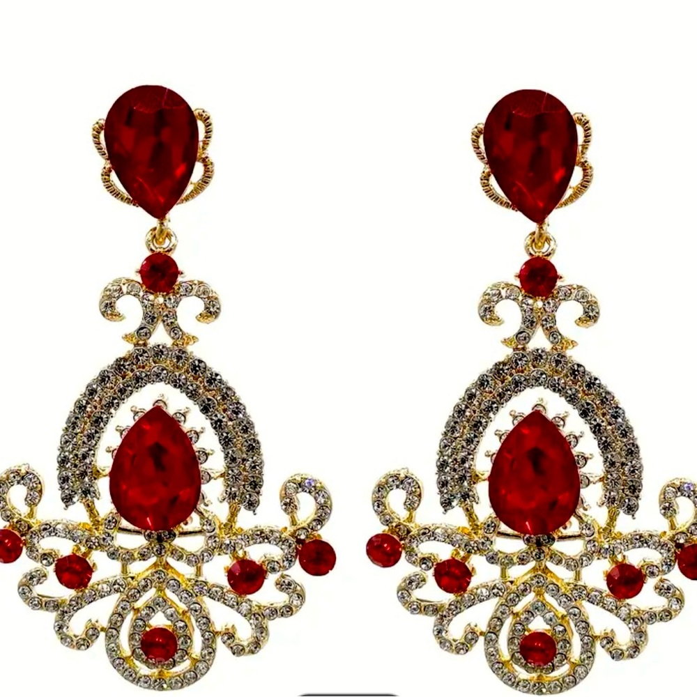 Beautiful long dangling earrings